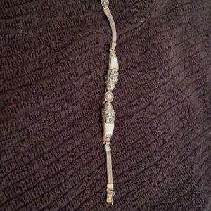 Sterling Silver and Mother of Pearl Bracelet